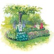 Гостиный двор - иконка «сад» в Лебяжьем